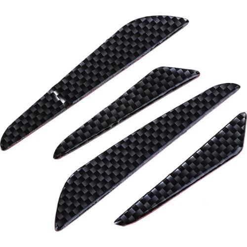 1 Set Anti-collision Trim door edge Guard Stickers Carbon Fiber Car Door Edge Guard Strip Scratch Protector