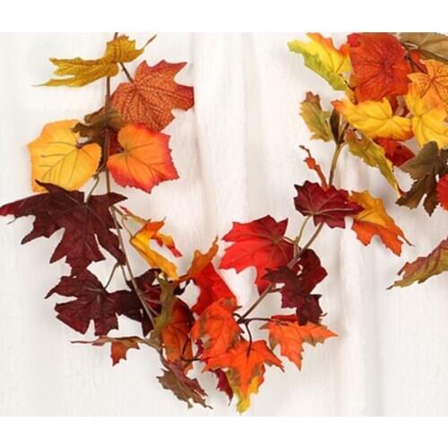 1 pcs simulation maple leaf simulation leaf mixed color 8cm maple leaf wedding halloween decoration maple leaf