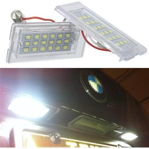 2pcs led License Plate Light Canbus No Error Number Lamp For BMW X3 E83 2003-2010 X5 E53 1999-2006 2000 2001 2002 2003 2004 2005