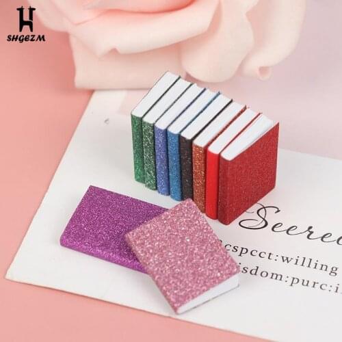 4pcs/set 1/12 Dollhouse Miniature Colorful Book Scene Model Doll Accessories Doll Miniature Scene Model Doll House Accessories