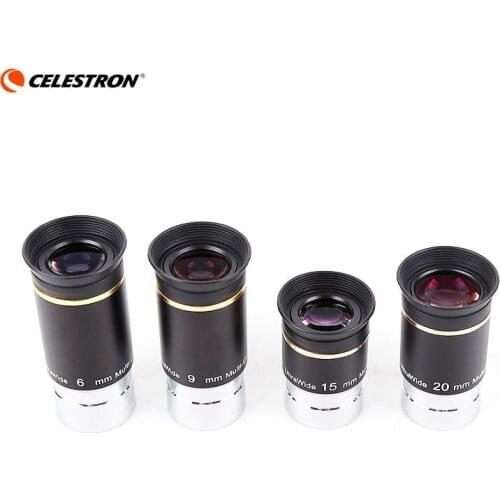 Celestron 1.25 inch 66 degrees Ultra Wide 20mm 6mm 9mm 15mm wide angle eyepiece astronomical telescope eyepiece