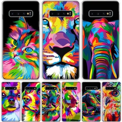 Colorful Animals Phone Case for Samsung Galaxy A51 A71 A50 A70 A40 A30 A20E A10 A01 A21 A41 M30S A6 A7 A8 A9 Plus + Cover Shell