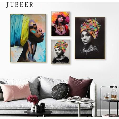 Graffiti Art Poster Print Canvas Painting for Living Room Wall Art Beautiful Girl Decoration Paintings No Frame Drop Shipping