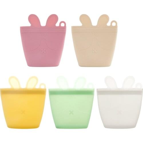 Portable Travel Childrens Snack Bag Solid Food Container For Cereals Snack Box Seal Fresh Food Storage Snacks Baby Stuff