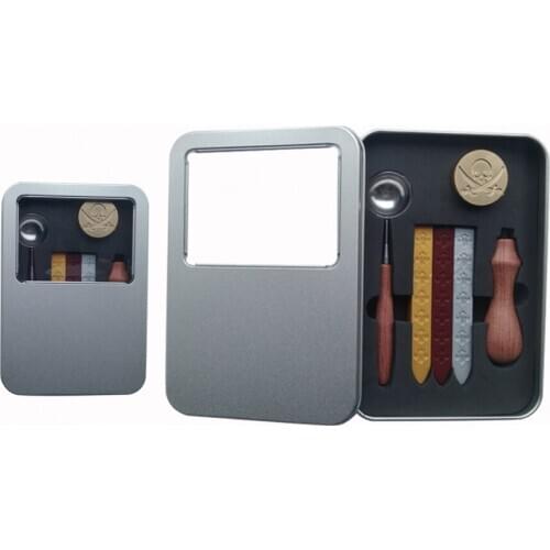 Featured gift and wedding wax seal stamp set or single stamp custom logo design