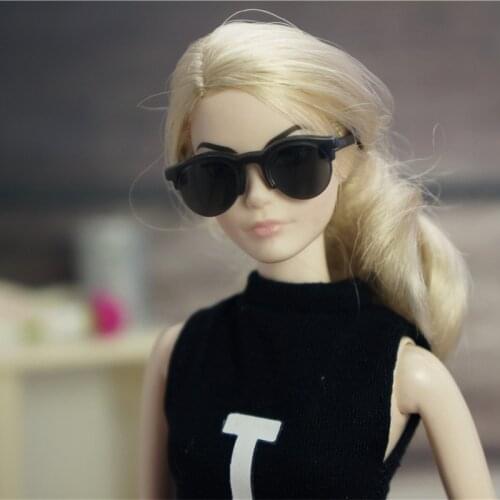 Doll Sunglasses / Mix Different Styles Fashion Multicolor Doll Accessories For 1/6 Barbie Kurhn Doll GiftToys for Girls