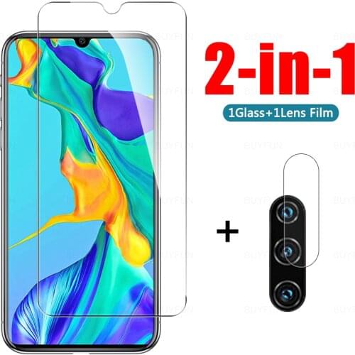 2-in-1 Glass Film On The For Huawei P10 P20 P30 P40 For Huawei P10 Plus P20 Lite P20 Pro P30 Lite P40 Lite P40Lite E Lens Film
