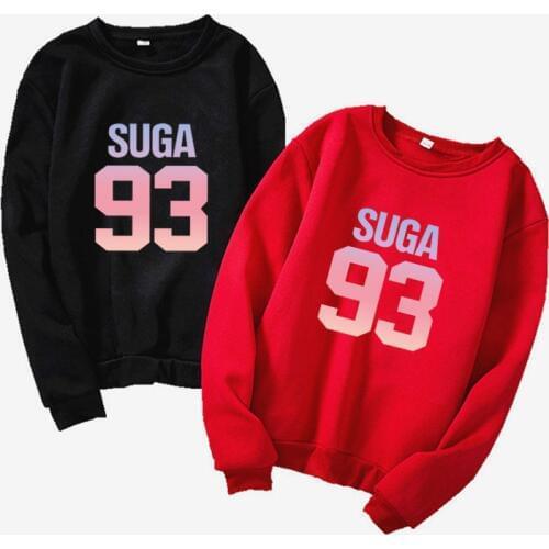 Suga 93 bangtan sweatshirt Back - Yoongi Photo sweatshirt Kpop Merch Clothes&Apparel - kpop Army Fans Outfit Kids sweatshirt