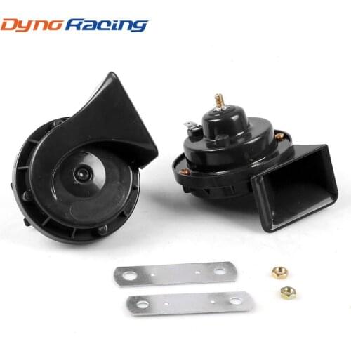 Universal 12V 8A 110dB Car Air Horn Loud Dual-tone Snail Trumpets Electric Siren on Car Special Signals Car Styling BX101604