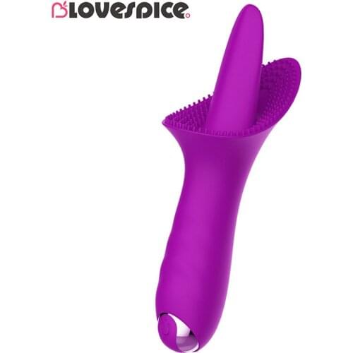 Tongue Vibrator Nipple Massager Clitoris Stimulation 10 Speeds Vagina Vibration Pussy Masturbator Sex Toys for Women