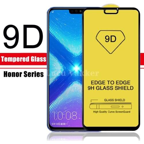 Case on honor 7a 7c 8a pro 7s 7x 8s 8x 8c coque tempered glass screen protector for huawei honer 7 8 a x c s cover protective 9d