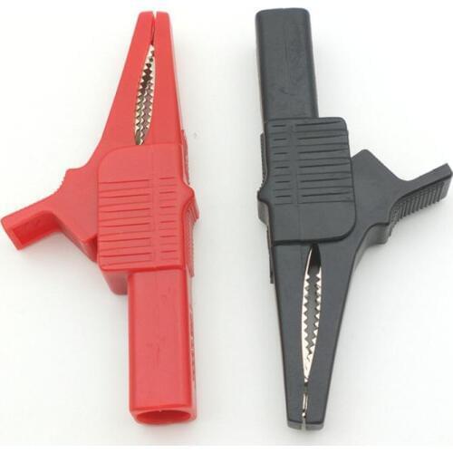 50pcs 32A 1000V Alligator clip to BANANA PLUG test probe New