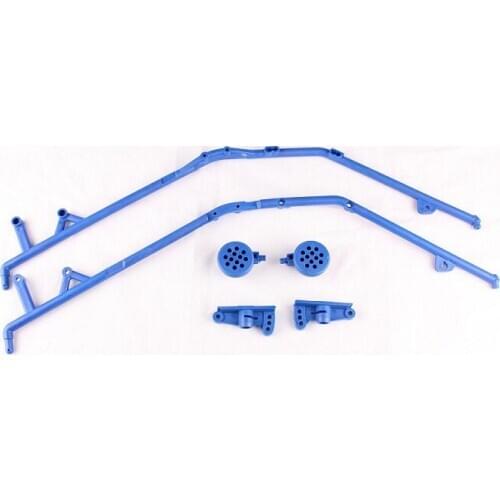 1/5 gas rc car spare part nylon roof frame roll cage bar set for KM HPI BAJAJ 5B 5T 5SC