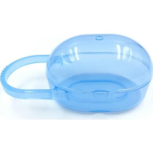 1@#1Pcs Holder Pacifier Box Travel Storage Case Safe Holder Pacifier Box Green Nipple Baby Solid Pacifier Box Soother Container