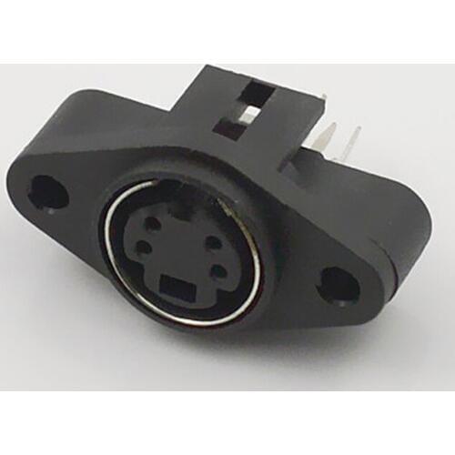 10pcs-100pcs DIN Terminal Connector S Terminal 4 holes with Ear MDC-4-09 Lead DIN Terminal Socket