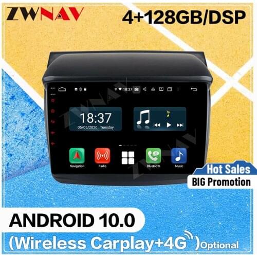 128G Carplay Android 10.0 DVD Player for MITSUBISHI OUTLANDE 2014 2015 2016 2017 2018 car GPS Navi Auto Radio Stereo Head unit