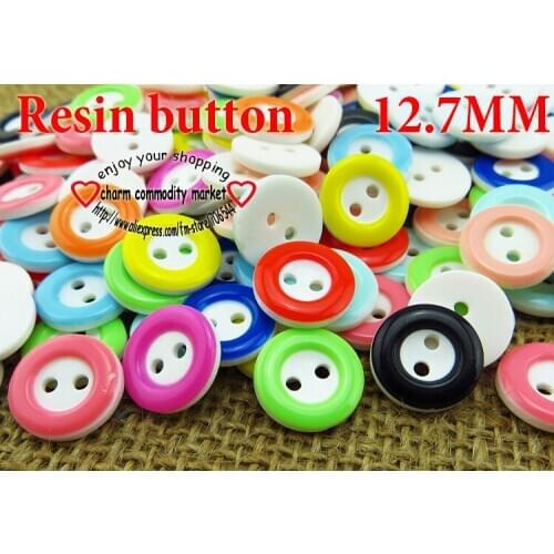 150PCS Color Ring Button 12.7MM Coat Boots Sewing Clothes Accessory Kid Joy Decoration Kid Buttons R-133
