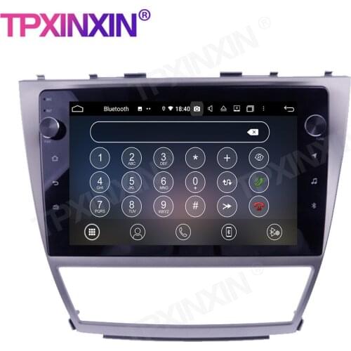 4+128G For Toyota Camry 2006-2011 Touch Screen Android 10.0 GPS IPS Car Multimedia Tesla Player Head Unit Audio Radio Navigtion