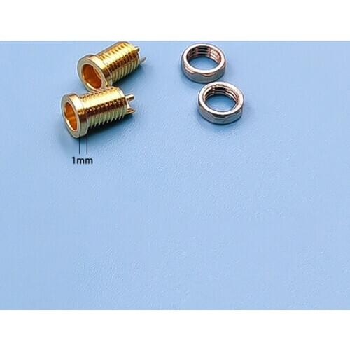 4pcs Pure Copper MMCX Female Socket Plug for A2DC CKS1100 LS400 E50 E70 Replacement DIY