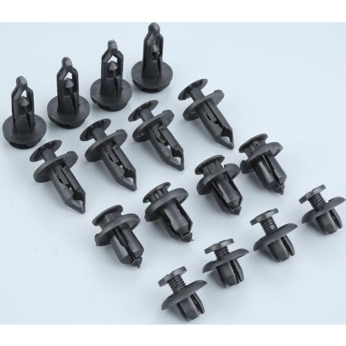 40x Car Plastic Rivet Bumper Fender Retainer Auto Fastener Clip Mud Flaps Push Clip Pin For BMW Benz Ford Toyota Honda Chevrolet