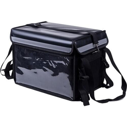 48L Extra Large Cooler Bag Car Ice Pack Insulated Thermal Lunch Pizza Bag Fresh Food Delivery Container Refrigerator Bag