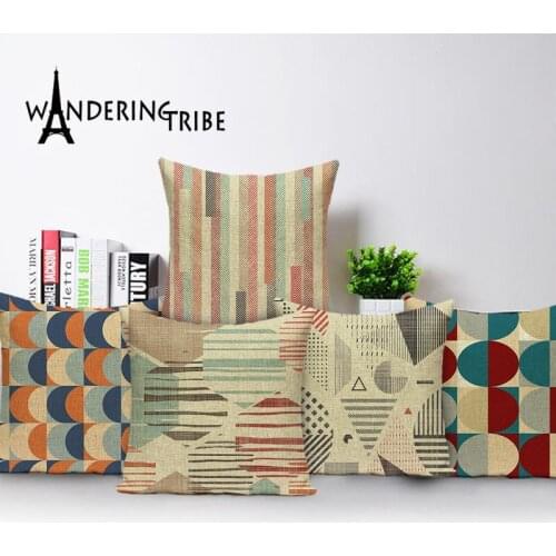 Abstract Geometric Cushion Cover Polka Dot Throw Pillow Covers Case Colorful Cushions Decor Home Sofa Decoration Pillow Cases