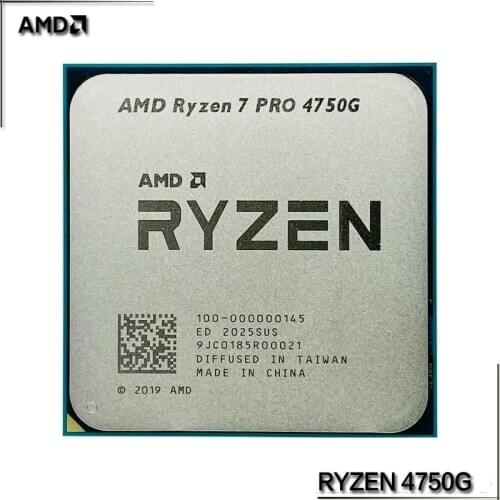 AMD Ryzen 7 PRO 4750G 3.6 GHz Eight-Core Sixteen-Thread 65W CPU Processor L3=8M 100-000000145 Socket AM4