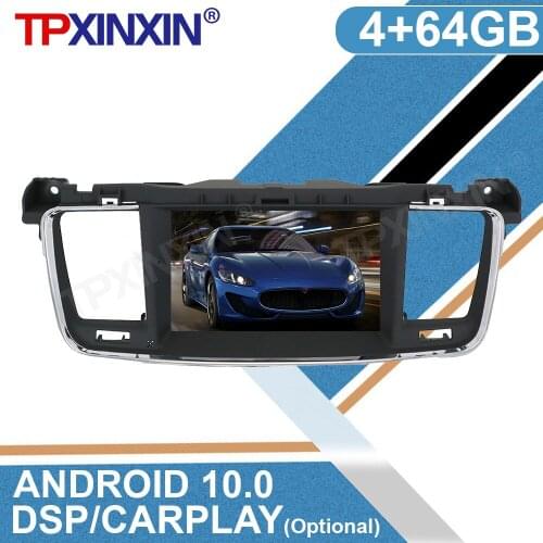 For PEUGEOT 508 2010-2017 Android 10.0 Car DVD Player GPS Navigation Head Unit Auto Stereo Multimedia Satnav Tape Recorder IPS