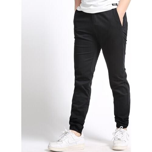 NEW Men Big Size Sweatpants Spring Autumn Elastic Narrow Feet Pencil Pants Loose Plus Size 8XL 7XL Casual Cotton Jogger Trousers