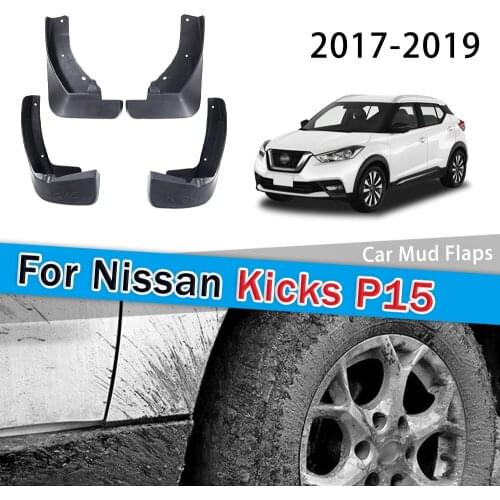 For Nissan Kicks 2017 2018 2019 P15 Front Rear Car Mudflap Mud Flaps Guard Splash Flap Mudguards Accessories