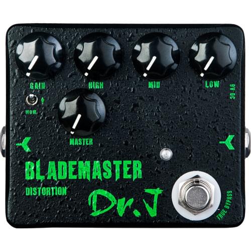 Dr.J D58 BLADEMASTER Metal Distortion Pedal for Electric Guitar Effect High-gain Distortion Pedal Tube Amp Simulator Pedal