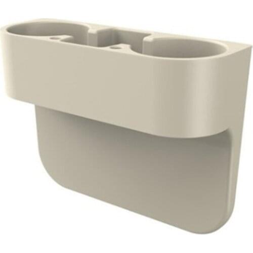 G5AD Storage Holder Stand Car Cup Holder Auto Seat Water Drink Bottle Can Phone Keys Organizer Black Beige