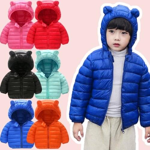 Childrens Winter overcoat Toddler Kids Baby Grils Boys Hooded Outdoor Jacket Thick Warm Windproof Coat зимний комбинезон дети