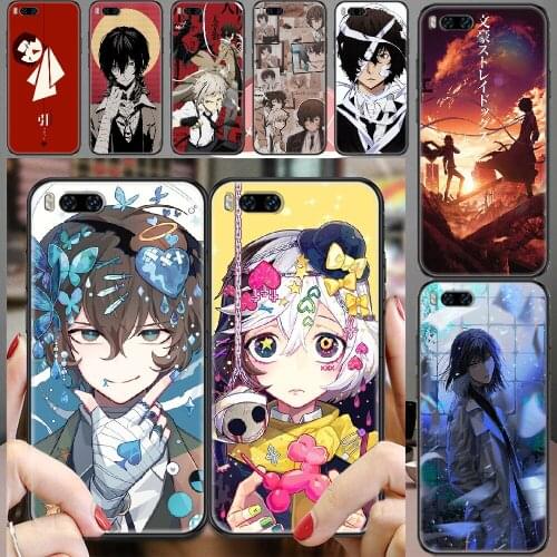 Bungou Stray Dogs Anime Phone case For Xiaomi Mi Max Note 3 A2 A3 8 9 9T 10 Lite Pro Ultra black trend coque 3D waterproof