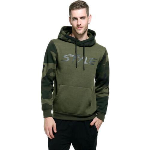 GuliriFei Mens Camouflage Hoodies