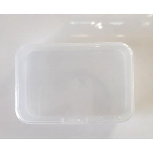 34pcs Square Transparent Plastic Jewelry Storage Boxes Beads Crafts Case Containers 8.8x6x2.1cm