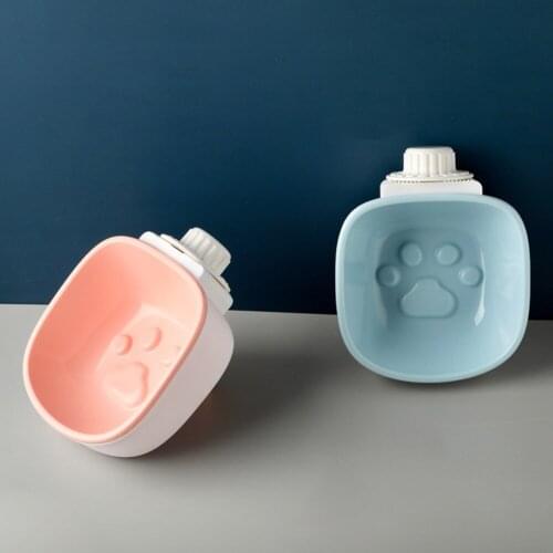 Pet Dog Bowl East Clean Raised Stand Food Dogs Anti Choking Hanging Cage Water Drinking Food Feeding Slow Feeder Dish