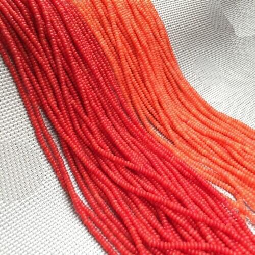 New Natural Stone Coral Beads Punch Abacus Bead Loose Spacer Beads For Jewelry Making Charms DIY Necklace Bracelet Size 2x2mm