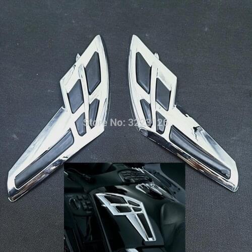 Goldwing Motorcycle Fairing Tank Trim with Knee Pads Decoration Accessories For Honda Gold Wing GL1800 2001-2011 High Quality