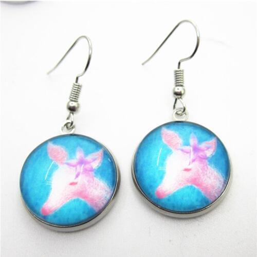 Drop Shipping 1pcs Deer Earrings for Women Fashion Jewelry Earrings Jewelry Earrings Women Jewelry Animals Earring