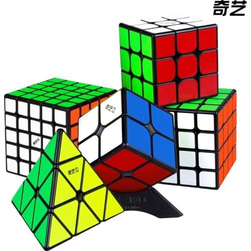 ZY-Wisdom QIYI Professional Racing Cube 2x2x2 3x3x3 4x4x4 5x5x5 Magnetic cube Professional Anti-compression Speed Cube