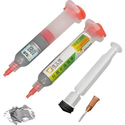 1pc 10cc Syringe Liquid Flux Soldering Paste 35g Leaded Stencil Welding Tool Low Temperature Melting Point 183C Tin Solder Paste