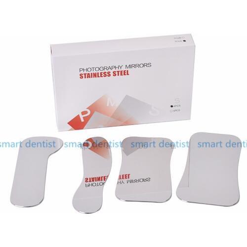 Good Quality Dental Dentist Oral Clinic 4 In 1 or 5 In 1 Orthodontic Intraoral Stainless Steel Photographic Mirror Reflector
