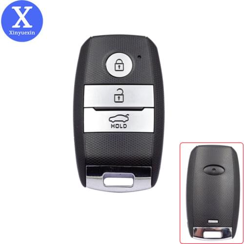 Xinyuexin Remote Car Key Shell Case Fob for Kia Sportage Ceed K3 K5 RIO Cerato Optima Frote Soul Uncut Car Accessories 3 Buttons