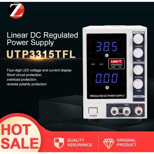 UNI-T DC Power Supply UTP3315TFL Single-channel 3 Digits Display Voltage Current Limitation Output 30V 5A Auto Conversio