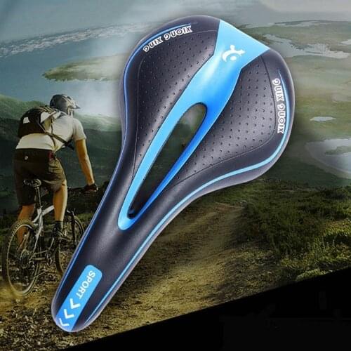 PU Universal Bicycle Saddle Cushion Seat Soft Cycling MTB Hollow Saddle Cycling Road Mountain Bike Seat Bicycle Accessories