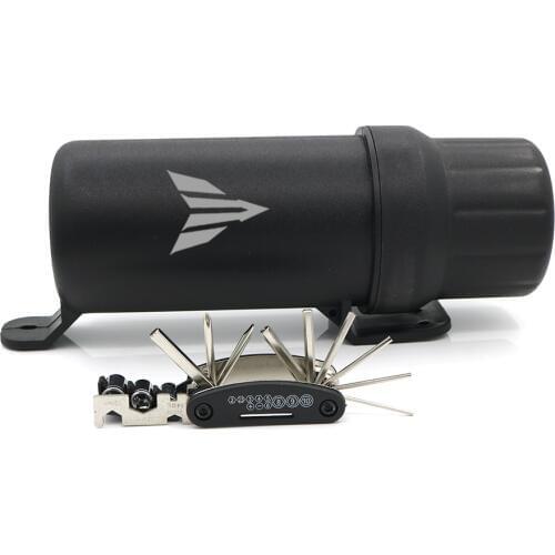 Universal Off-Road Waterproof Tube Gloves Storage Box For YAMAHA MT01 MT03 MT10 MT09 MT125 MT-01 MT-03 MT-09 MT-125 With 1 Tool