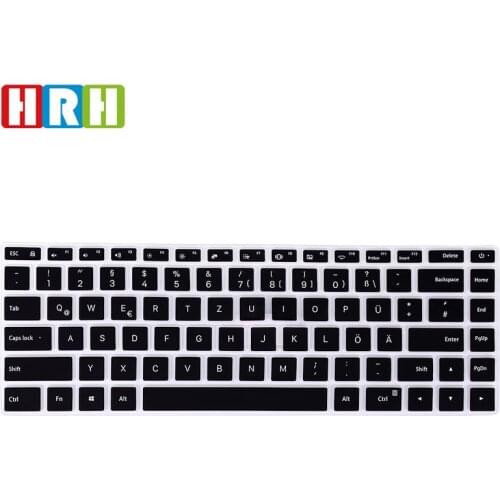 HRH High Quality Anti-dust German Russian Spanish Silicone Keyboard Protective Film Keypad Cover Skin For Xiaomi pro15.6"