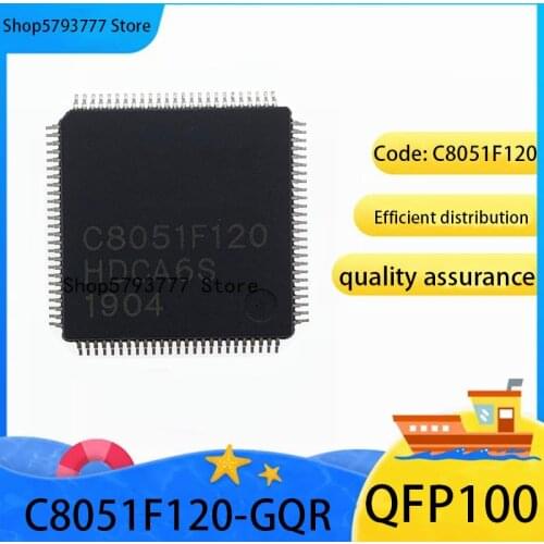 1PCS-10PCS New original authentic C8051F120-GQR QFP-100 C8051F120 QFP100 Microcontroller USB interface IC