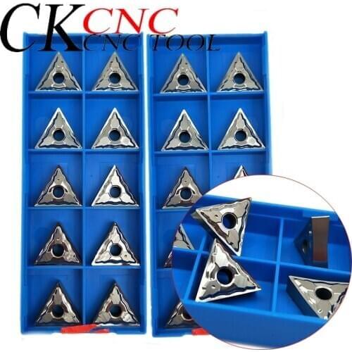 10pcs TNMG160402-HA H01 TNMG160404-HA H01CNC processing non-ferrous metal lathe tools carbide turning Inserts Used for Aluminum